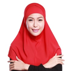 Islamic Cotton Hijab Muslim Headscarf Women Shawl Wrap Turban Malaysia Indonesian Inner Hats - intl