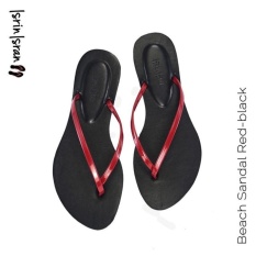 Isrin Isran Beach Sandal - Red Black