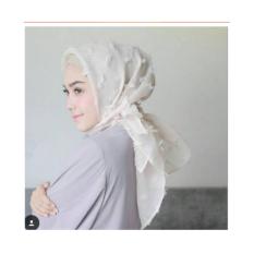 JABAR - FREE ONGKIR Kerudung Hijab Jilbab Umma Hitam Linen Wanita Segi empat Linen Ruby Rubiah Rubby Rubi SquareMotif Fariasi Corak Bunga Warna Termurah Murah Laris Dan Terlaris Best Seller Muslimah Modis Kekinian Embos Import COD