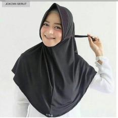 JABAR - GRATIS ONGKIR Kerudung Hijab Jilbab Instan serut Hitam tali Jokowi adem Wanita nyaman di pakai sma smp hijabers Linen Ruby Square Motif Fariasi Corak Bunga Warna Termurah Murah Laris Dan Terlaris Best Seller Muslimah Modis Kekinian FREE COD
