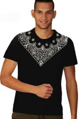 Jackdow - T050 Kaos distro desain unik motif baju koko - Hitam
