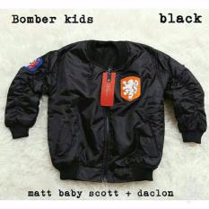JACKET BOMBER ANAK BLACK