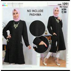 Jakarta Couple - Baju Tunik Wanita JC1091 Hitam