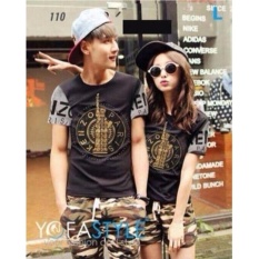 Jakarta Couple - Kaos Couple Kenz0 Paris Black Kaos Terbaru Kaos Pasangan