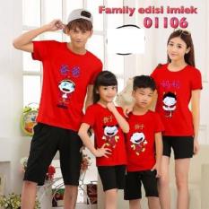 Jakarta Couple - Kaos Family Couple Imlek GNR / T-shirt Imlek / Baju Keluarga Sincia