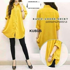 Jakarta Couple - Kemeja Jumbo Polos/Tunik Jumbo /Atasan Jumbo Tunik / Baju Jumbo /Atasan Wanita Jumbo / Ukuran Besar / Big Size / Baju Muslim Jumbo / Size XXXL