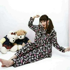 JAKARTA COUPLE - Stelan Piyama Black Cat PP Murah/ Pajamas PP / Lagi Trend Baju Tidur / Best Seller Pajamas