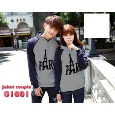 JAKARTA COUPLE - SWEATER COUPLE HOOODIE PARIS / BAJU COUPLE MURAH