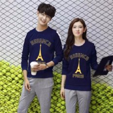Jakarta Couple - Sweater Couple Paris Essence Navy Gold