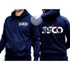 Jaket 3Second Warna Navy / Sweater Hoodie/Jaket Zipper Distro 3Second - Cd79b7