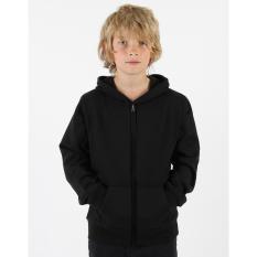 Jaket ANAK Polos HITAM - HOODIE ZIPPER