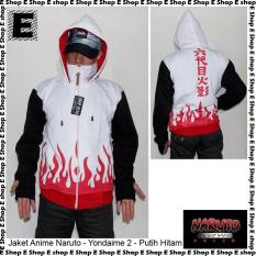 Jaket Anime Naruto - Yondaime Hokage - Putih Hitam - Aa5d9a