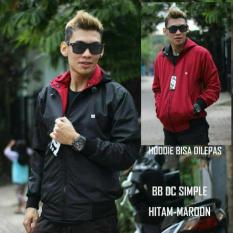 Jaket Bolak Balik Dc 2In1 Hitam Merah / Bb Dc - Beaa9b