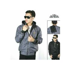 Jaket bolak - balik Pria & flecee penitup kepala BNN