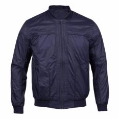 Jaket Bomber - Jaket Pria - Jaket Keren - Jaket Murah - Jaket Warna Biru Navy - Jaket Distro