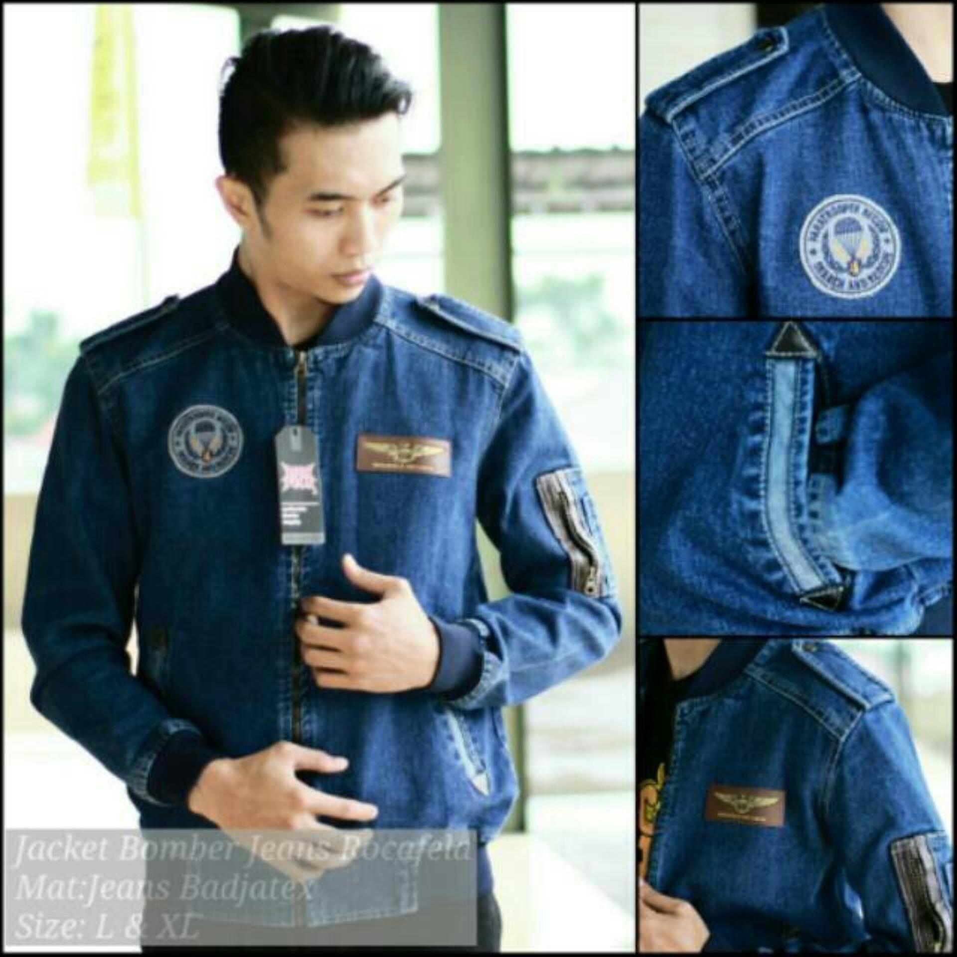Jaket Bomber Jeans Jaket Bomber Jeans