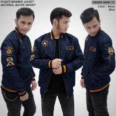Jaket Bomber Pria X-Urband Navy Blue