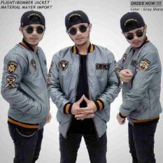 Jaket Bomber Sensor Urband (Abu Abu)