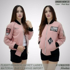 Jaket Bomber Wanita X-Urband Pink Rose