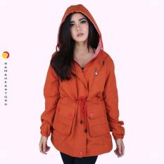 Jaket Casual Wanita Merah Bata Catenzo RC 120-135