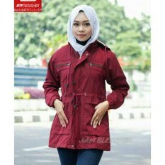 New Item Jaket Parka Cewek / Wanita - Maroon