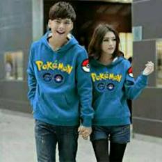 Jaket Couple Pokemon Go Biru Turkish
