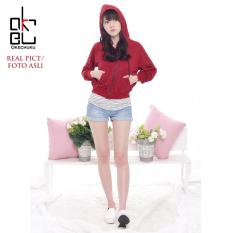 Jaket Della Crop for High Waist Pants Okechuku (Maroon)