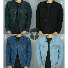 jaket denim bioblue black wash jeans