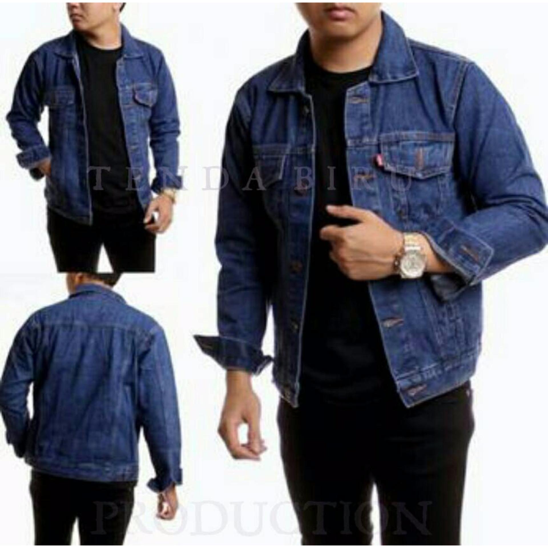 Jaket Denim Pria Exlusive Unisex - Biowash