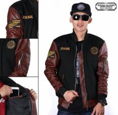 Jaket Distro Bomber Combi Karlit