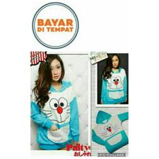 Jaket Doraemon Kantong Ajaib Blue Hoodie-Best Seller
