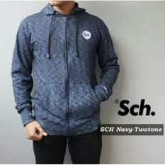 Jaket Hoodie Sch Navy Twotone Jaket Distro Jaket Pria Jaket Branded Jaket Original Hoodie RM