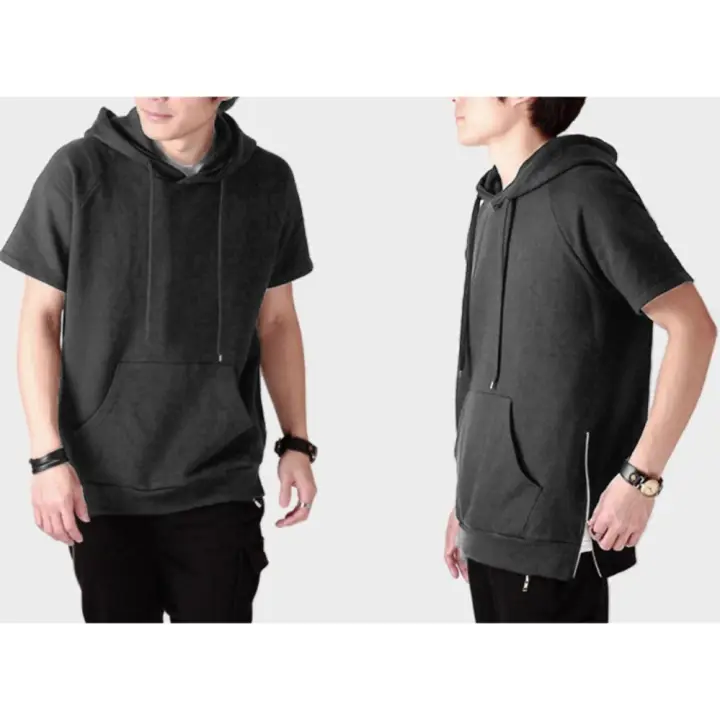 dark grey zipper hoodie