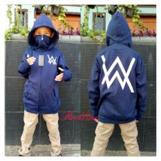 jaket hoodie ninja alan walker anak-navy