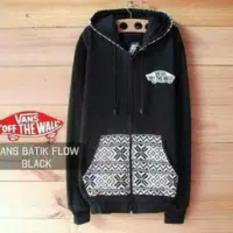 Jaket Hoodie Pria Wanita Batik Flow Unisex