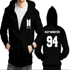 Jaket Hoodie Zipper BTS Rap Monster 94 (New Logo)