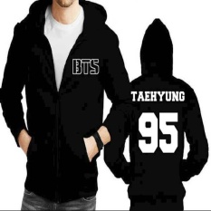 Jaket Hoodie Zipper BTS TAEHYUNG 95