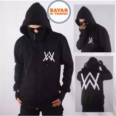 Jaket Hoodie Zipper Ninja Alan Walker - Black
