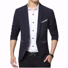 Jaket Jas - Blazer Casual Fasionable - Biru Navy
