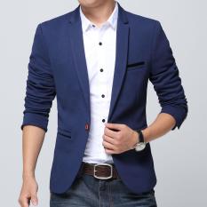 Jaket Jas - Blazer Casual Fasionable - Biru Tua