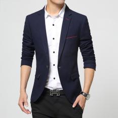 Jaket Jas - Blazer Casual Fasionable - Biru Tua