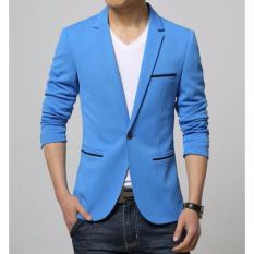 Jaket Jas - Blazer Casual Style Fashionable - Biru
