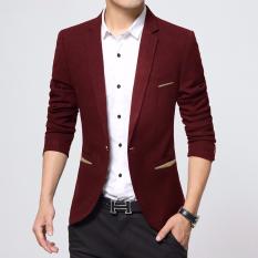 Jaket Jas - Blazer Pria New Korean Style - Merah