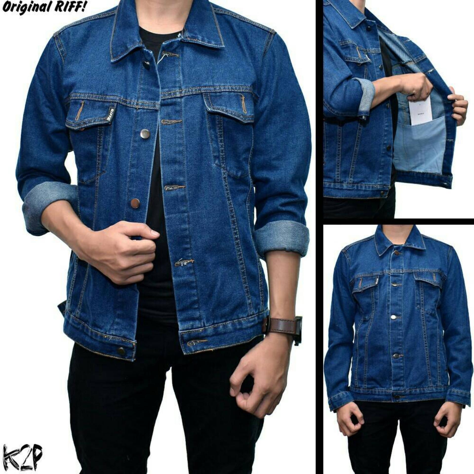 Jaket jeans / denim / casual pria