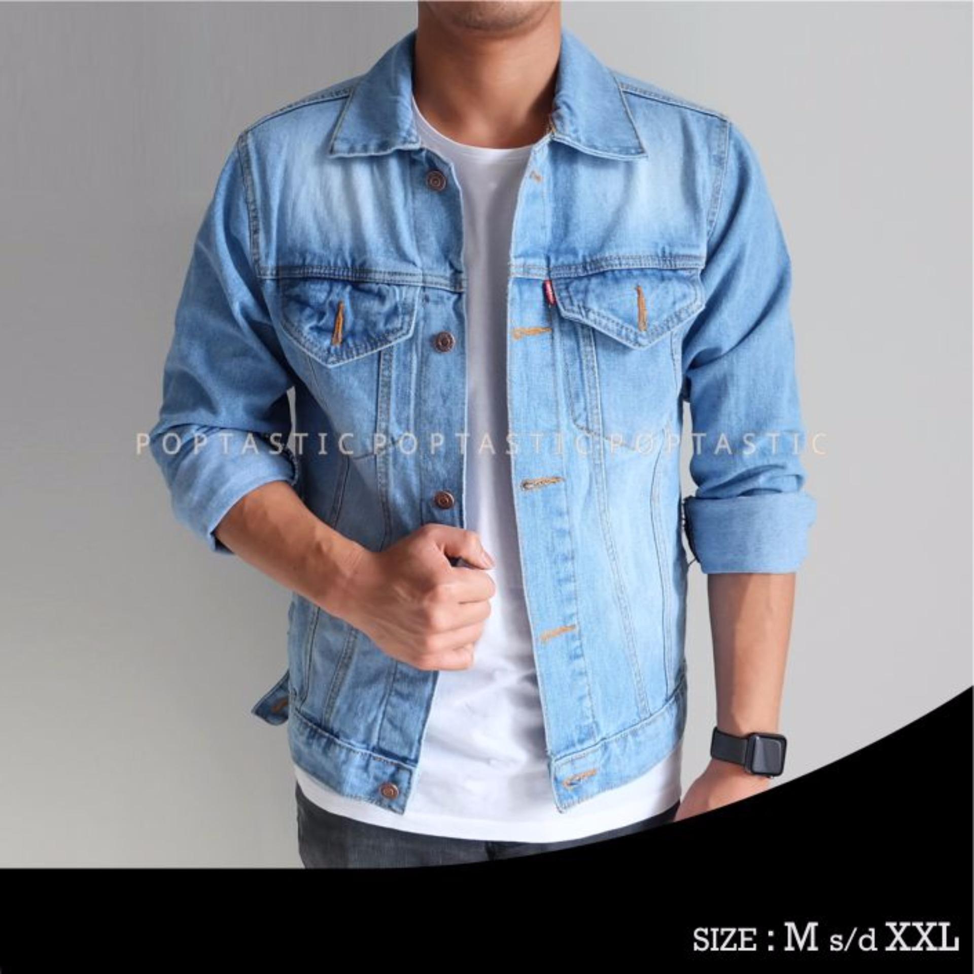 Jaket Jeans Denim Pria PREMIUM - Biowash