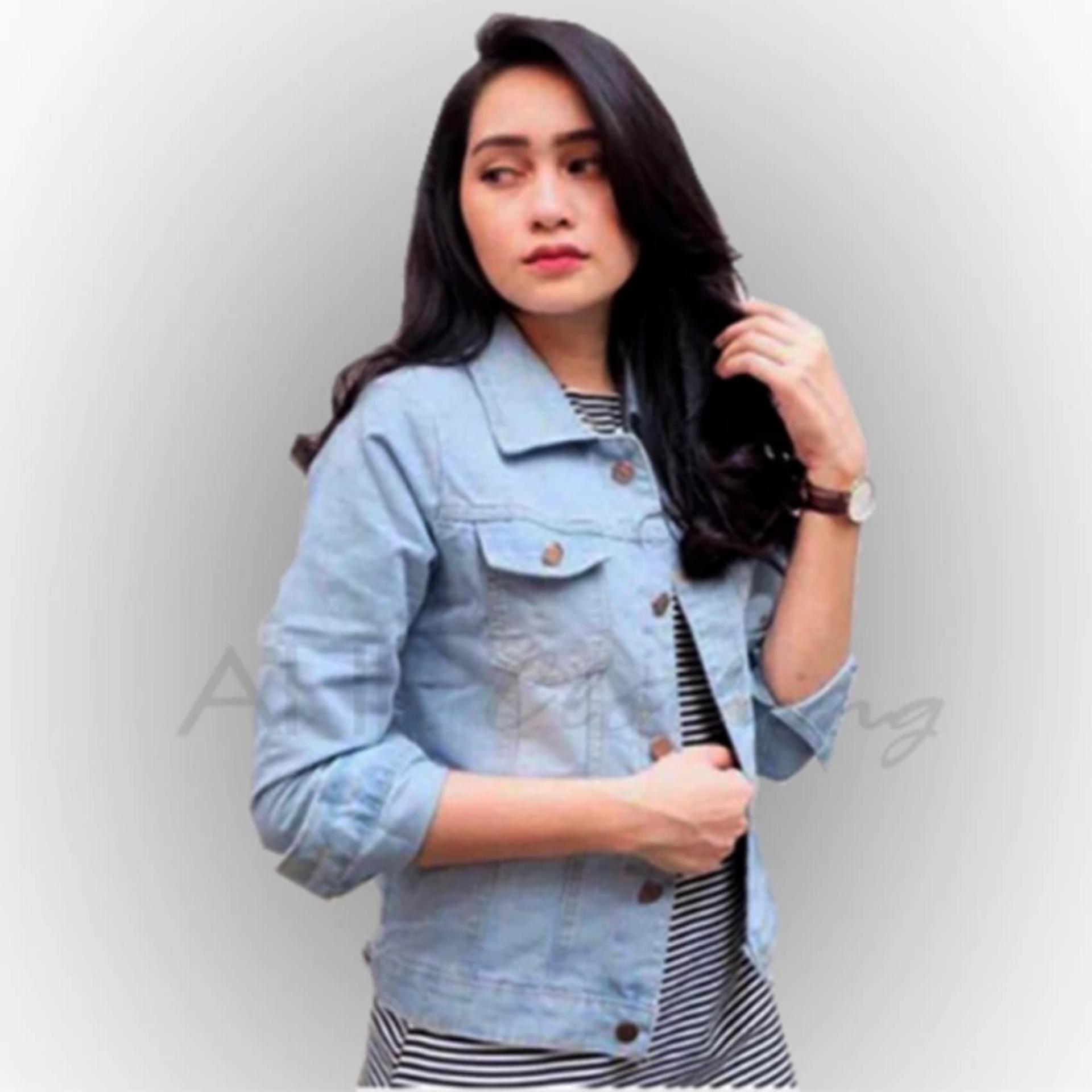 Jaket Jeans Denim Wanita - Murah meriah - Diskonnnn Besar - PrdStore