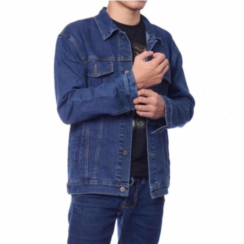 Jaket Jeans / Jaket Denim / Jaket Pria [Black] [Light Blue / Bioblits] [Blue / Biowosh] [Blueblack / Garment] Size S, M, L, XL