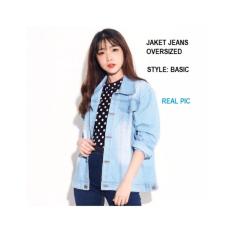 Jaket Jeans Wanita ZR Jumbo Style Oversize