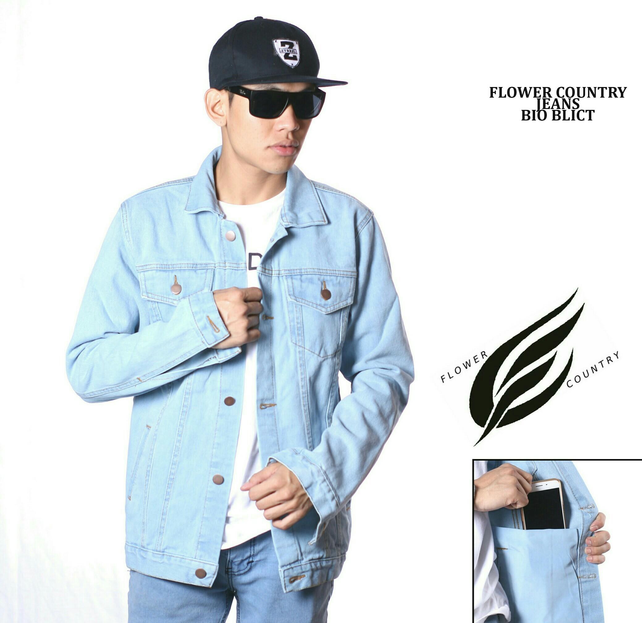 Jaket jeans pria original -bioblitz