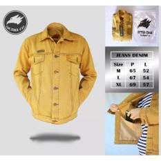 Jaket Jeans Pria Original Brand Octha Kuning
